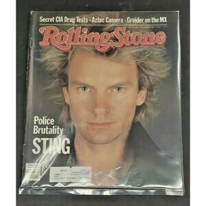 1983 Rolling Stone Magazine Police Brutality Sting Sept. 1st Issue #403 M62